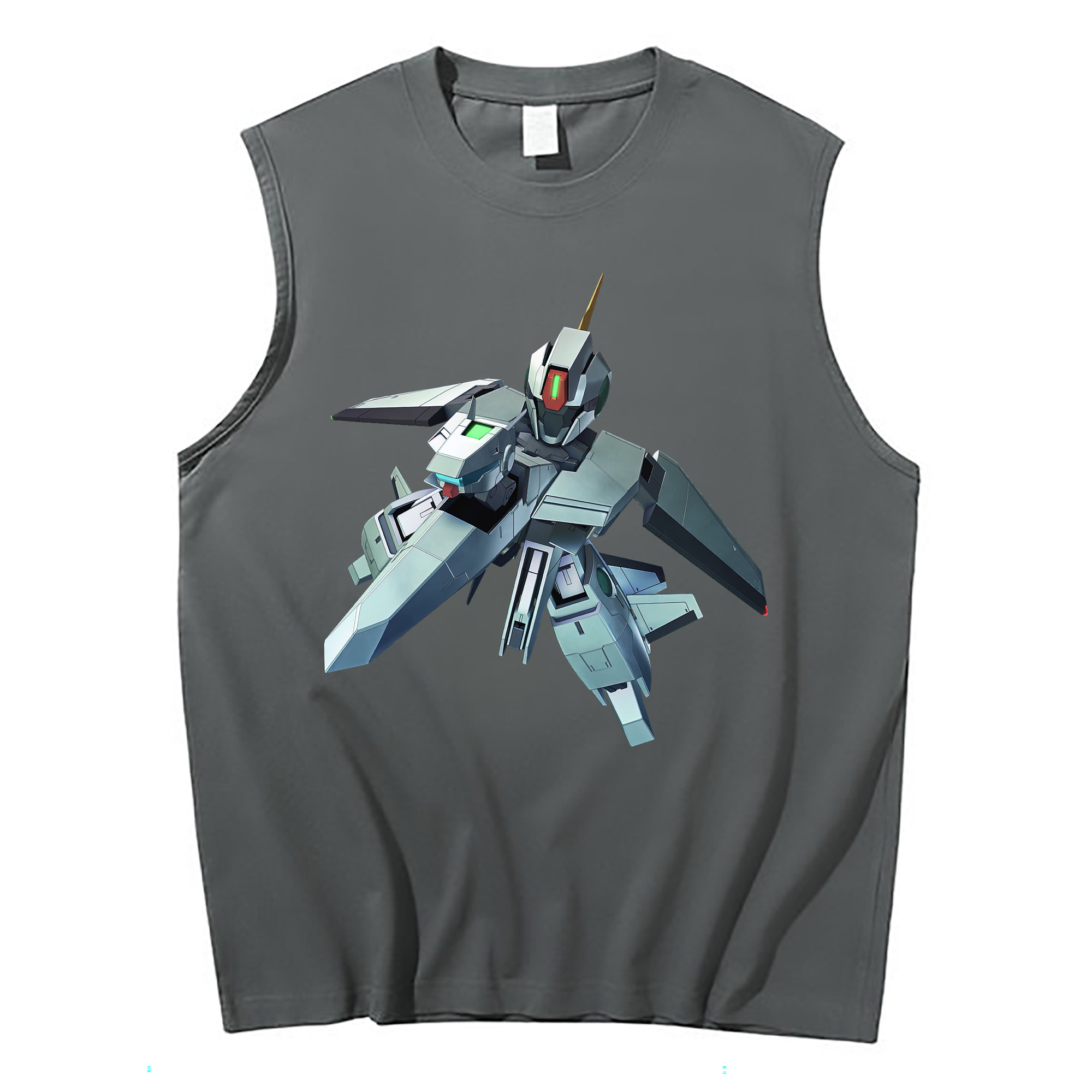 （画像用） 機動戦士ガンダム Mobile Suit Gundam コットン100％タンクトップ（フロントプリント）